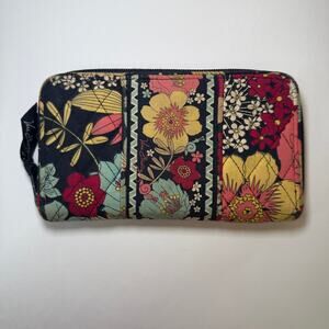 Vera Bradley Women's Happy Snails Floral Print Zip Around Wallet